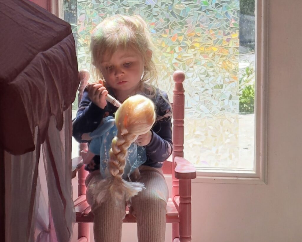 threenager stage, three-year-old focused on independent play