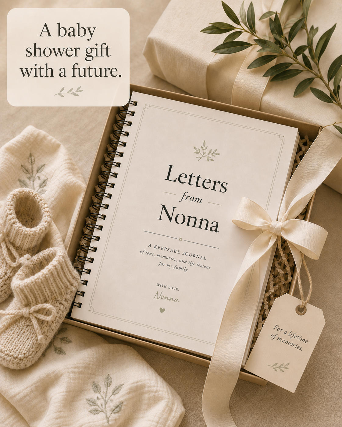 Letters from Grandma: A First Year Keepsake Journal Printable PDF - Image 3
